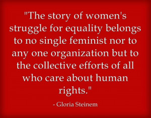 Gloria Steinem quote