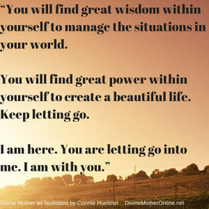 You will find great power within yourself to create a beautiful life ...