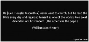 More William Manchester Quotes