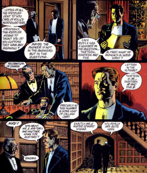 Panels from Batman Forever: The Official Comic Adaptation of the ...