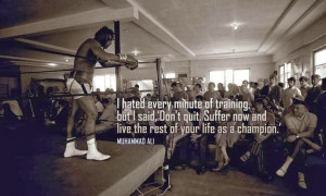 Motivational Quotes by Mohammad Ali for Boxers