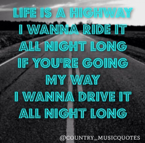 Life is a highway rascal flats
