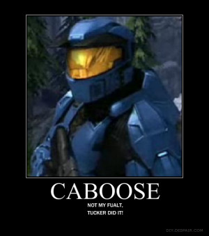 Caboose Red Vs Blue Caboose by crosknight