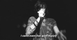gif quote myself live Kellin Quinn sleeping with sirens sws with i ...