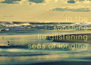 Beach Quote Photography - Peaceful Sunset Along an Outer Banks Beach ...