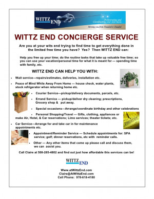 Concierge Service Flyer Lawn care flyer template.