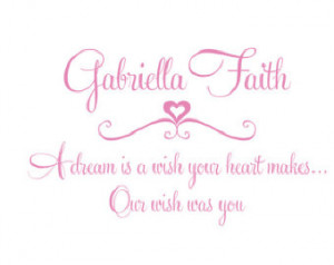 Daddys Little Girl Quotes And Poems Girl wall decal quote a dream