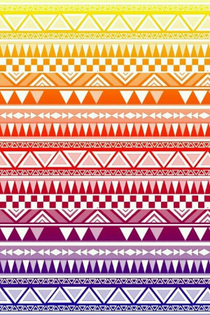 rainbow & white tribal print wallpaper ♥♥ Aztec Wallpapers Iphone ...