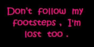 dont follow funny quote/icon - quotes-and-icons Photo