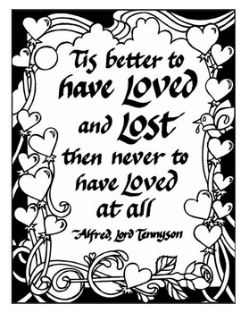 Love Quotes Coloring Pages
