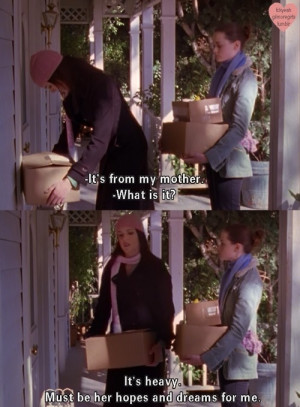 Lorelai Gilmore versus Mrs. Gilmore