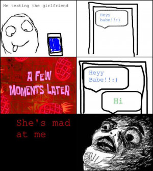 Let me Texting my Girlfriend ... xD