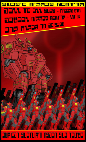 Bored at work. Made Some Propaganda for my Tau allies ( i.imgur.com )