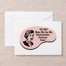 Administrative Assistant Voice Greeting Cards (Pk for