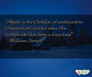 Mystic is the Cadillac of southeastern Connecticut's tourist area ...