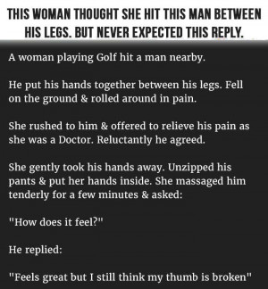 This Woman Thought She Hit This Man Between The Legs But Never ...