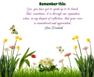 Thought About Appreciation