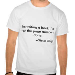 Writing a Book Quote T-Shirt Men
