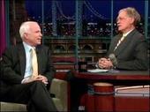 John McCain with David Letterman