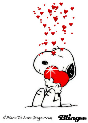 San Valentín Snoopy, imágenes de snoopy con corazones, snoopy amor