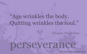 Perseverance is the hard work you do after you get tired of doing the ...