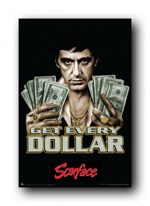 Displaying 12> Images For - Scarface Money Power Respect Poster...