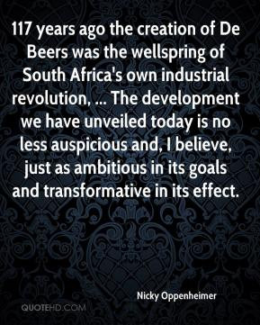 Beers was the wellspring of South Africa's own industrial revolution ...