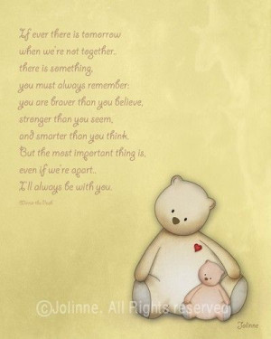 Emotional quote Teddy bears nursery wall art print kids by jolinne, $ ...