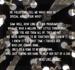 My favorite lines from my favorite movie, Sleepless in Seattle. (Well ...