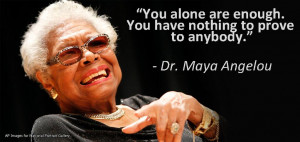 Maya Angelou Deep Ties The