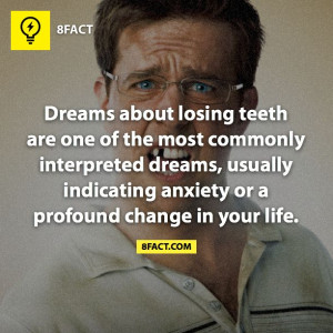 Dreams about losing teeth
