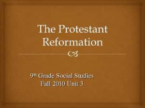 ... Protestant Reformation PowerPoint Presentation. English Reformation