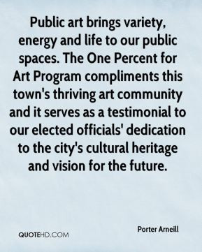 Arneill - Public art brings variety, energy and life to our public ...
