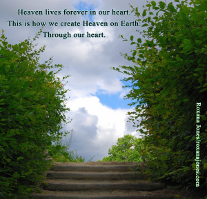 Where Is Heaven? by Roxana Jones #quote #inspirationalpicture