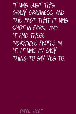 With craziness, you can't predict it. There's very little defense you ...