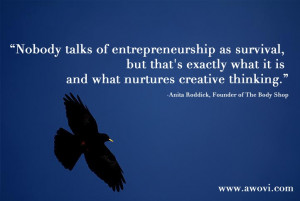 anita roddick, quotes for entrepreneurs and business owners,