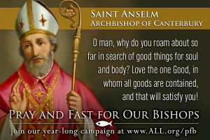 Saint Anselm, Archbishop of Canterbury #catholic