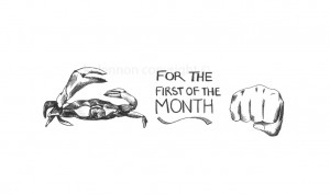 ... classic saying to mark the first of the month and the first day of