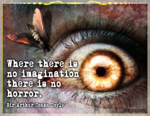 ... there is no imagination... quote scary saying halloween horror quotes