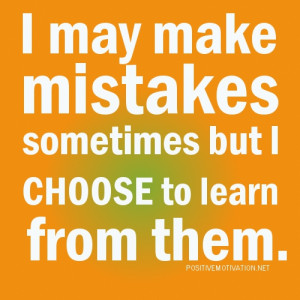 Affirmations for children. I may make mistakes sometimes but I choose ...