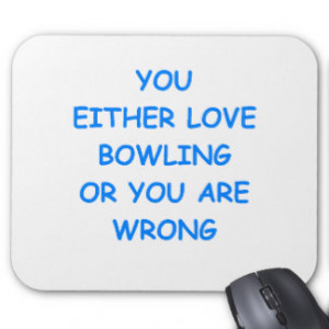 Bowling Jokes Mouse Pads