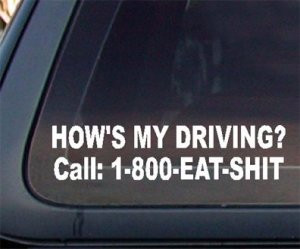 Funny Car Sticker
