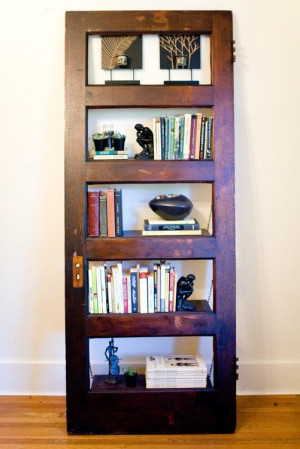 Vintage Door Repurposed Bookshelf- WOODie (Shelf 012). $300.00, via ...
