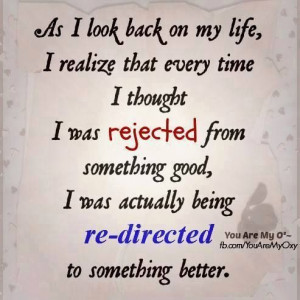 ... from something good you are being redirected to something better