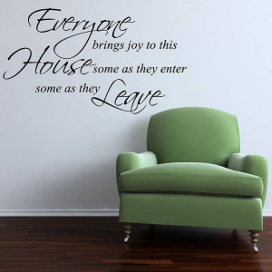 everyone brings joy quote wall stickers by parkins interiors ...