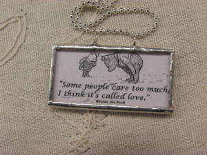Classic Winnie the Pooh and Piglet quote charm by PeppermintCharms, on ...