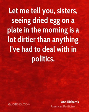 Let me tell you, sisters, seeing dried egg on a plate in the morning ...