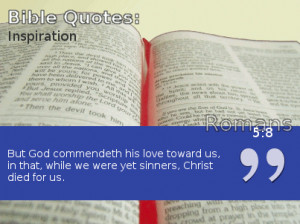 We love Him because He first loved us.
