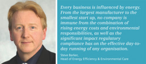 Every business is influenced by energy. From the largest manufacturer ...
