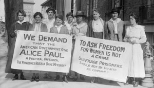 ... wilson announced to congress that women s suffrage was a war measure